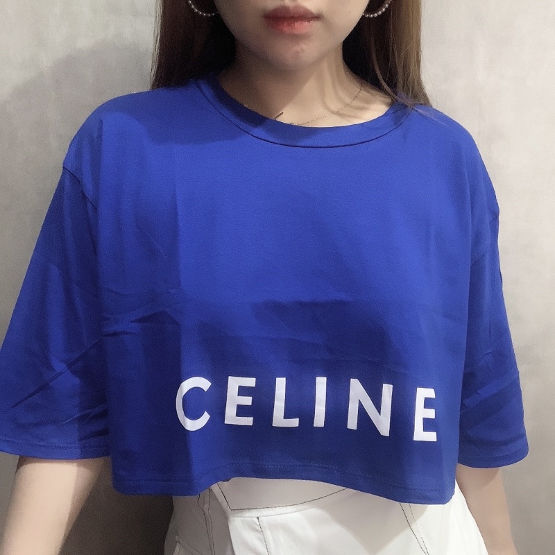 Cel Drop Shoulder Oversized Crop Top | Maimon Grosir