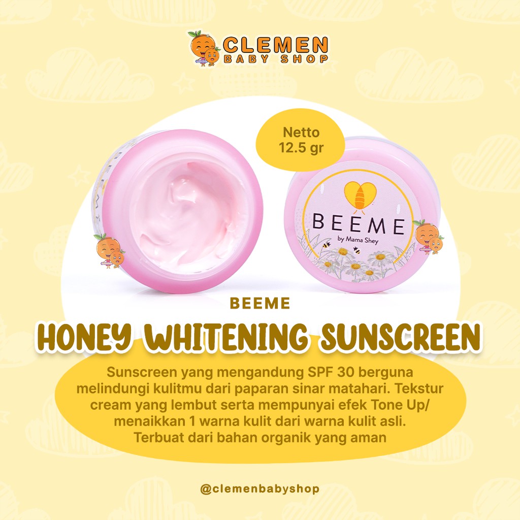 Beeme Honey Whitening Sunscreen (SPF 30) 12.5gr