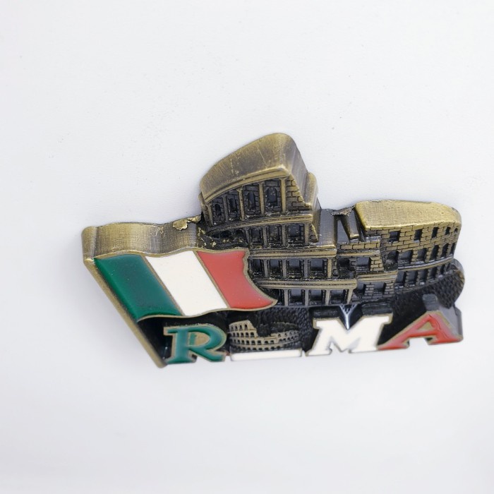 3D LOGAM Souvenir Negara magnet Kulkas Tempelan Roma Colosseum