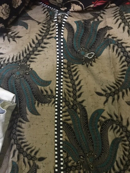 Tey-17 Batik Wanita Asj Sa Hrb026 Kenongo Kemeja Tosca Pendek