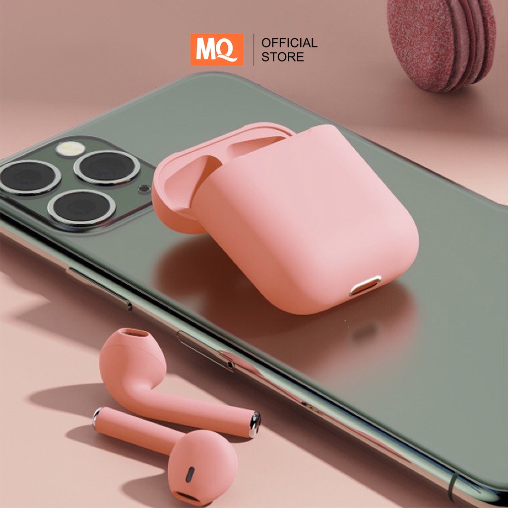 COD MQ i12 TWS inpods 12 Pro Headset Bluetooth Macaron Handsfree Earphone Earbuds Headphone IZIN POSTEL TRUE Wireless STEREO Bluetooth Android HiFi