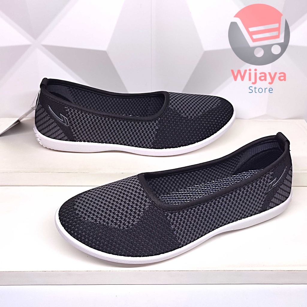 Sepatu Slip On Rajut Wanita New Era Berries Model Flat Ballerina yang Nyaman dan Modis