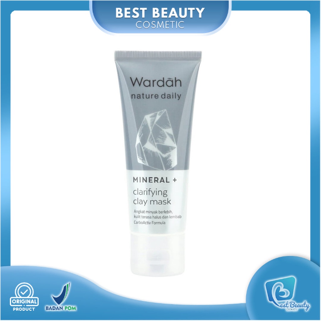 ★ BB ★ WARDAH Nature Daily Mineral Clarifying Clay Mask 60ml