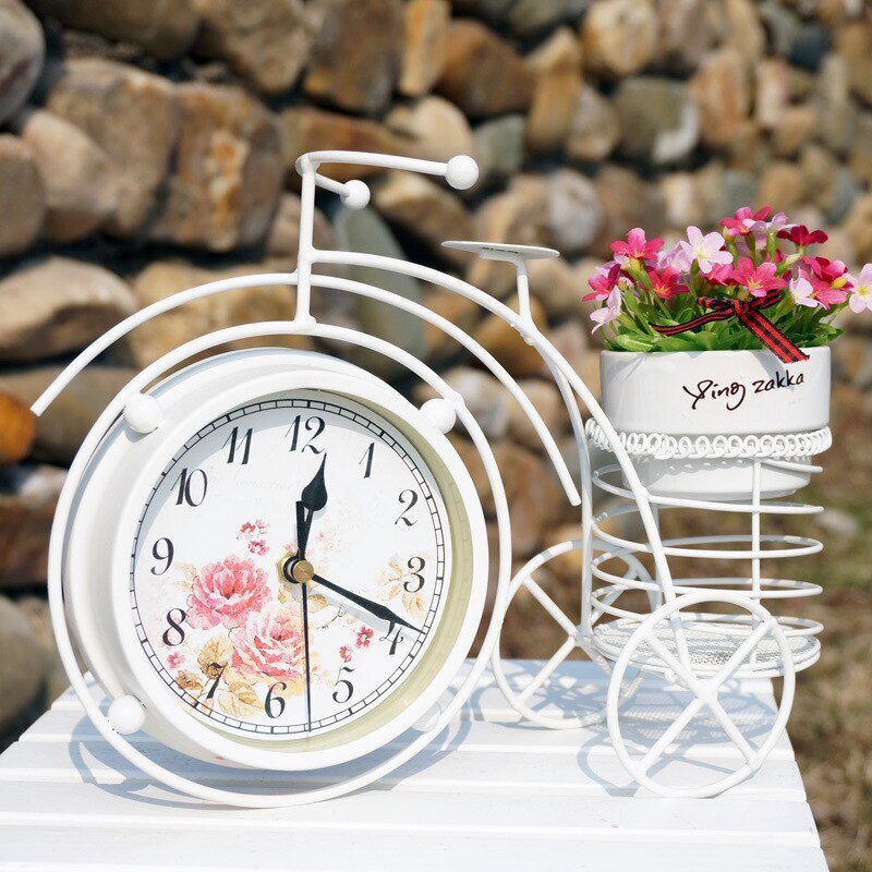 Table Bicycle Clock / Jam Meja Bentuk Sepeda