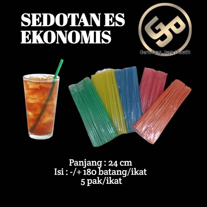 Sedotan Warna Warni / Sedotan Murah / Sedotan Es Teh