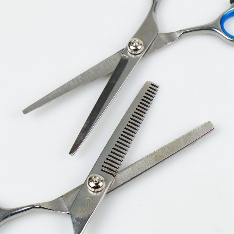1 SET ALAT POTONG RAMBUT CUKUR BARBER SHOP PISAU SALON ALAT GUNTING SASAK RAMBUT BARBERSHOP HAIR CUT