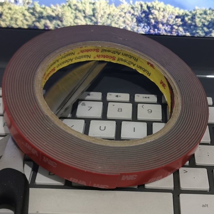 

Unik Double Tape 3M Vhb Merah 12Mm X 4,5M Original Trendi