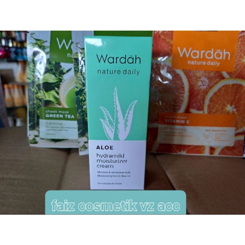 WARDAH ALOE HYDRAMILD MOISTURIZER CREAM/MOISTURIZER GEL