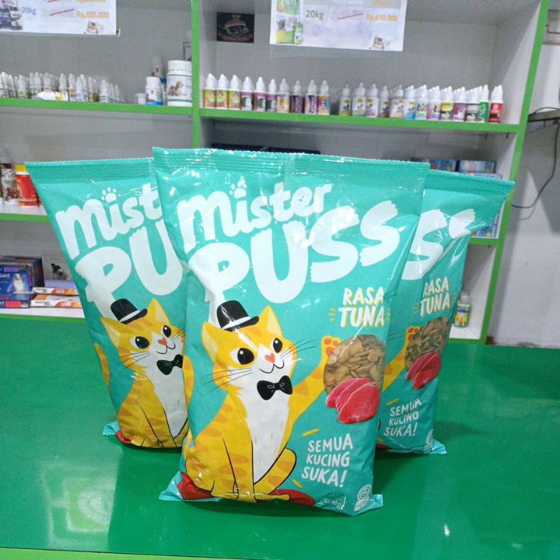 Mister Puss tuna kemasan 500g Freshpack / Makanan kucing/ Mister puss