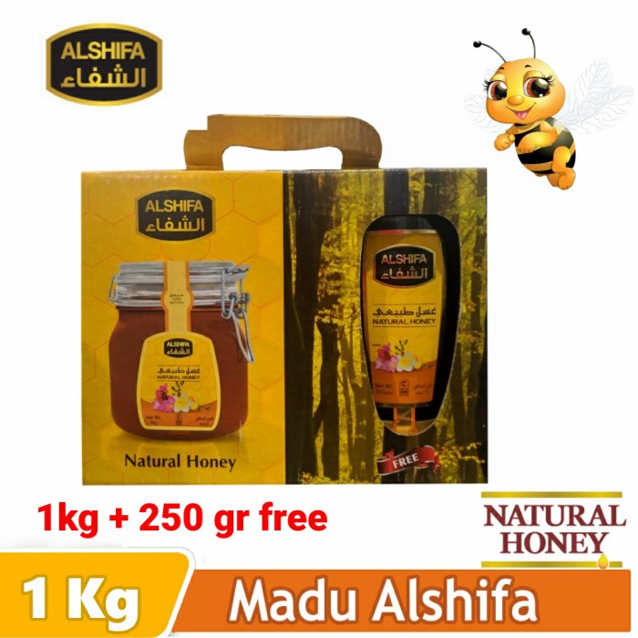 

b01n1nh Madu Al Shifa / Madu Asli Alshifa / Natural Honey - 1000 Gram Ds201Fs