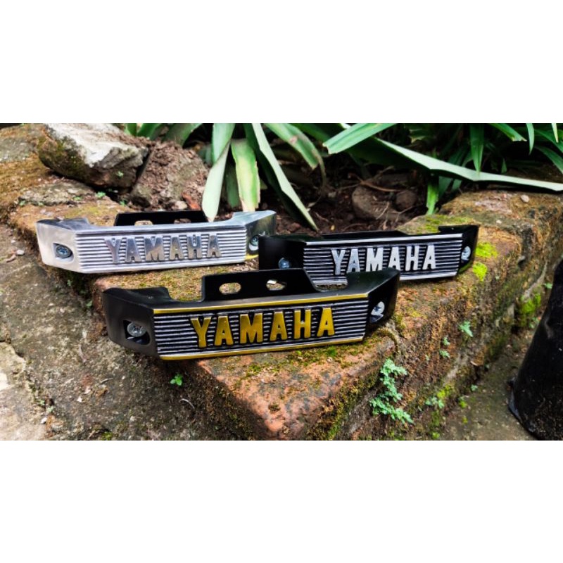 kumisan kumis skok depan  logo Yamaha RX king