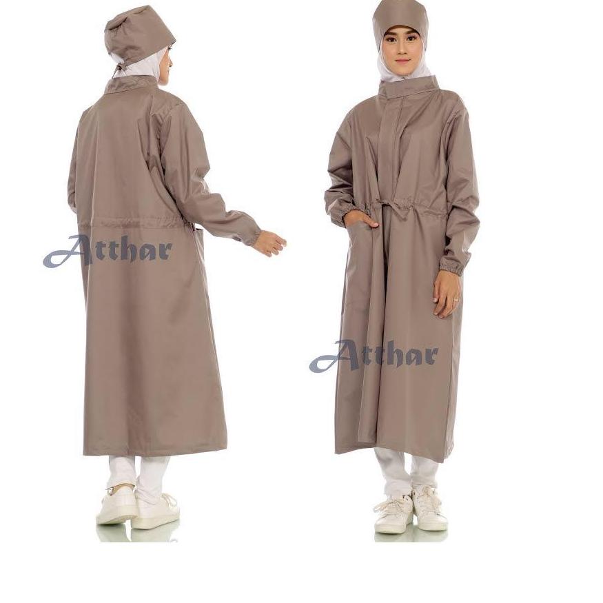 SALE (ufw-288) H5 APD Hazmat Baju Bedah Operasi Surgical Gown Katun Tebal Adem Resleting Ykk