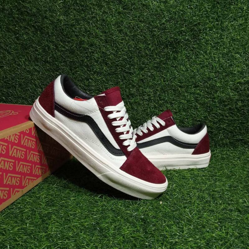 VANS OLD SKOOL RED DAHLIA