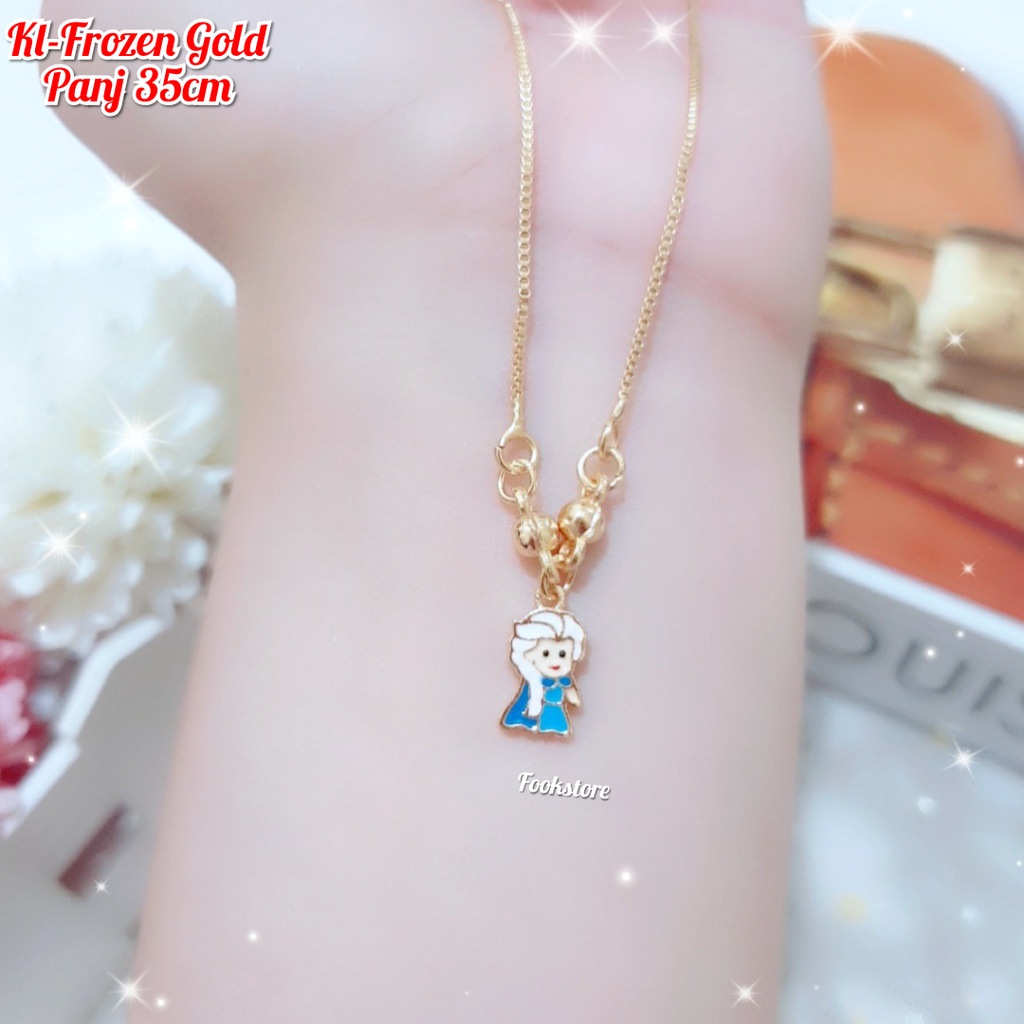 KALUNG ANAK LIONTIN BONEKA LOL XUPING GOLD