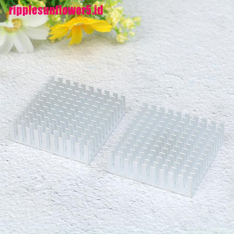 2pcs Radiator heatsink aluminum 40x40 X 11mm Untuk Pendingin cpu