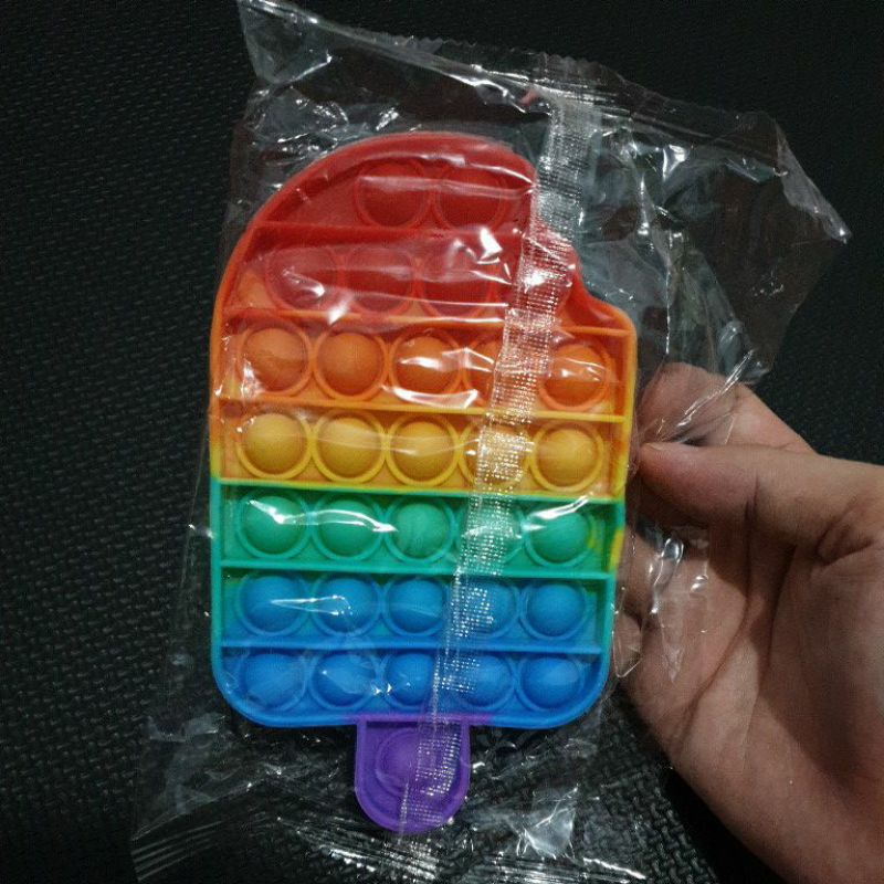 [50+ Model Pop It] POP IT ALL VARIANT | Popit Rainbow Macaron Sugus UV Colorful-Ice Cream Rainbow