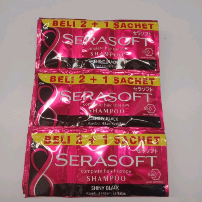 Shampoo Serasoft Sachet Beli 2 Sachet Gratis 1 Sachet (24+12 sachets)