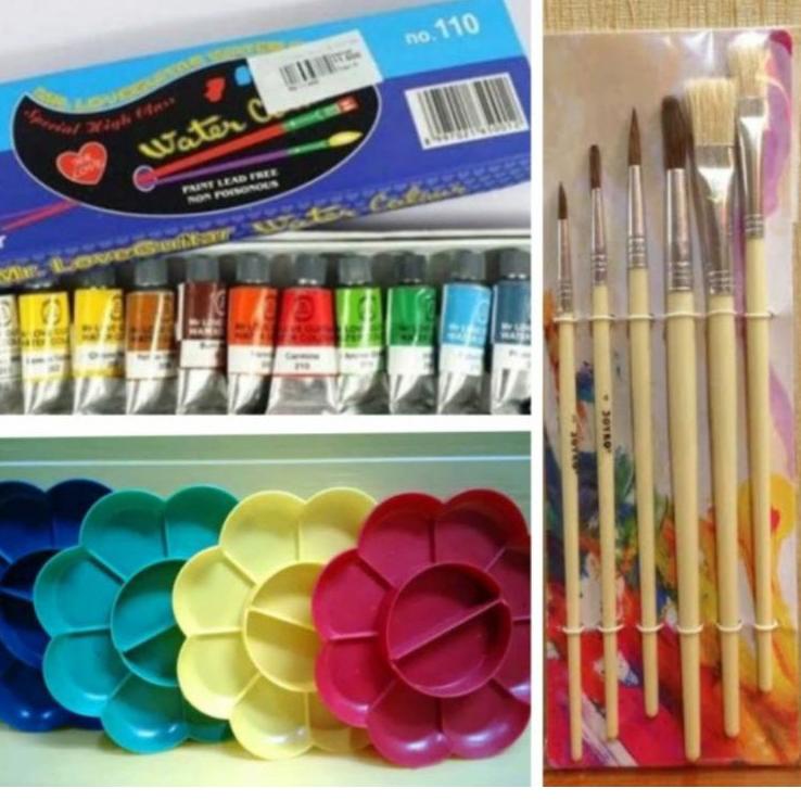

Terkini 77MQM Paket Alat Lukis 3 macam 65 Readystock