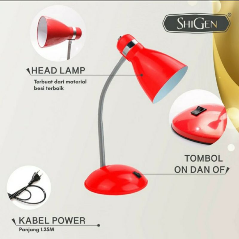 Shigen Desk lamp SG 807. Lampu belajar minimalis