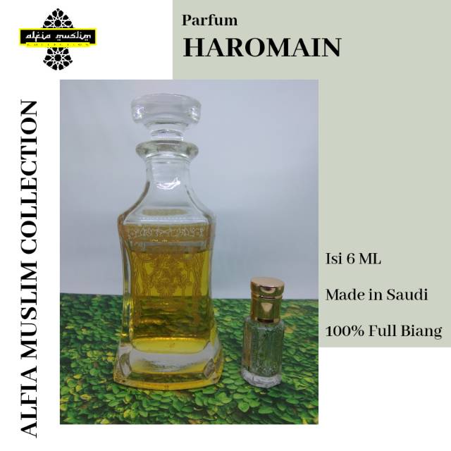 Parfum Haromain Saudi 6 ml Full Biang