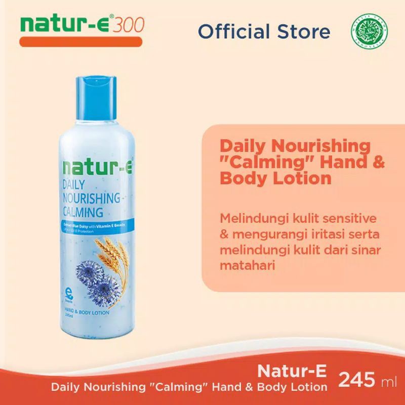 NATUR-E HANDBODY LOTION CALMING (BIRU) 245ml