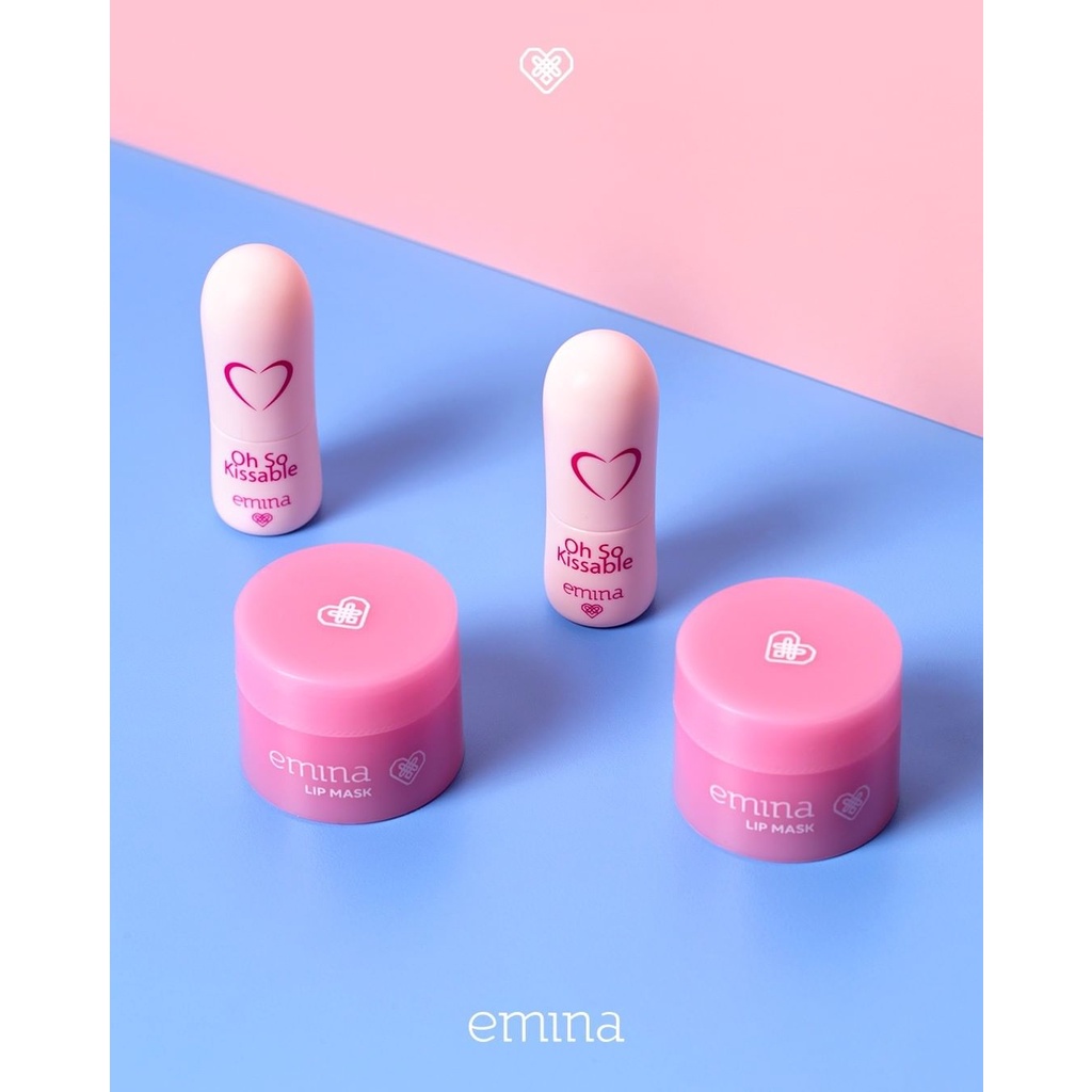 ✿ELYSABETHME✿ ˜”*°• emina •°*”˜. Emina Oh So Kissable Tinted Balm Stick lipbalm kissproof cipokable pelembab anti bibir kering base lipcream