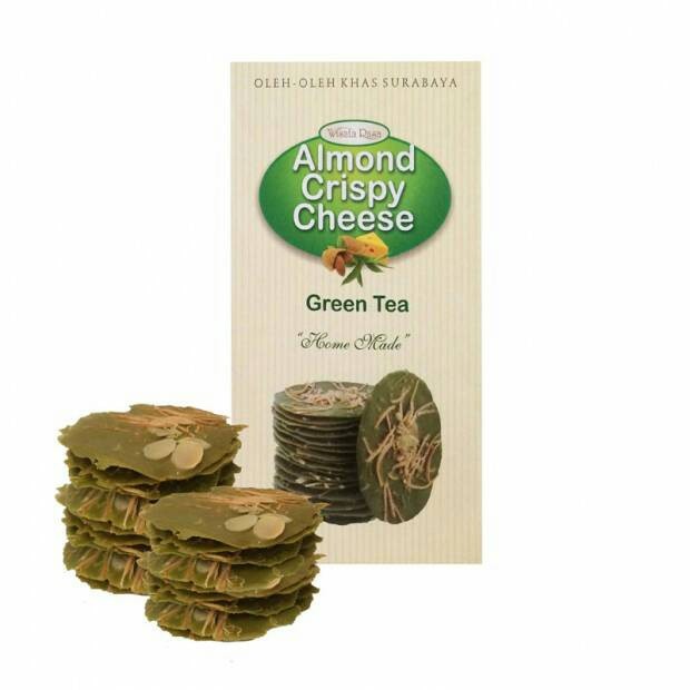 

Almond Crispy Cheese Rasa Green Tea Merk Wisata Rasa Surabaya