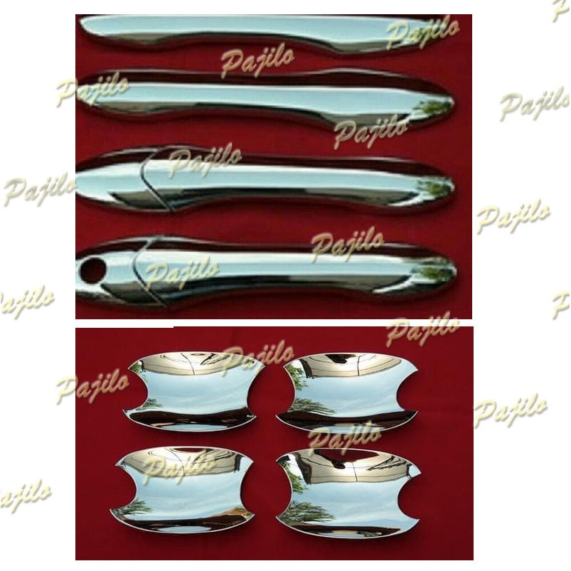 8pcs Aksesoris Honda Freed Cover Outer Handle Mangkok Handel Hendel Handel Pelindung Pegangan Pintu