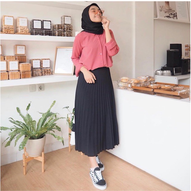 ROK PANJANG PLISKET POLOS-4