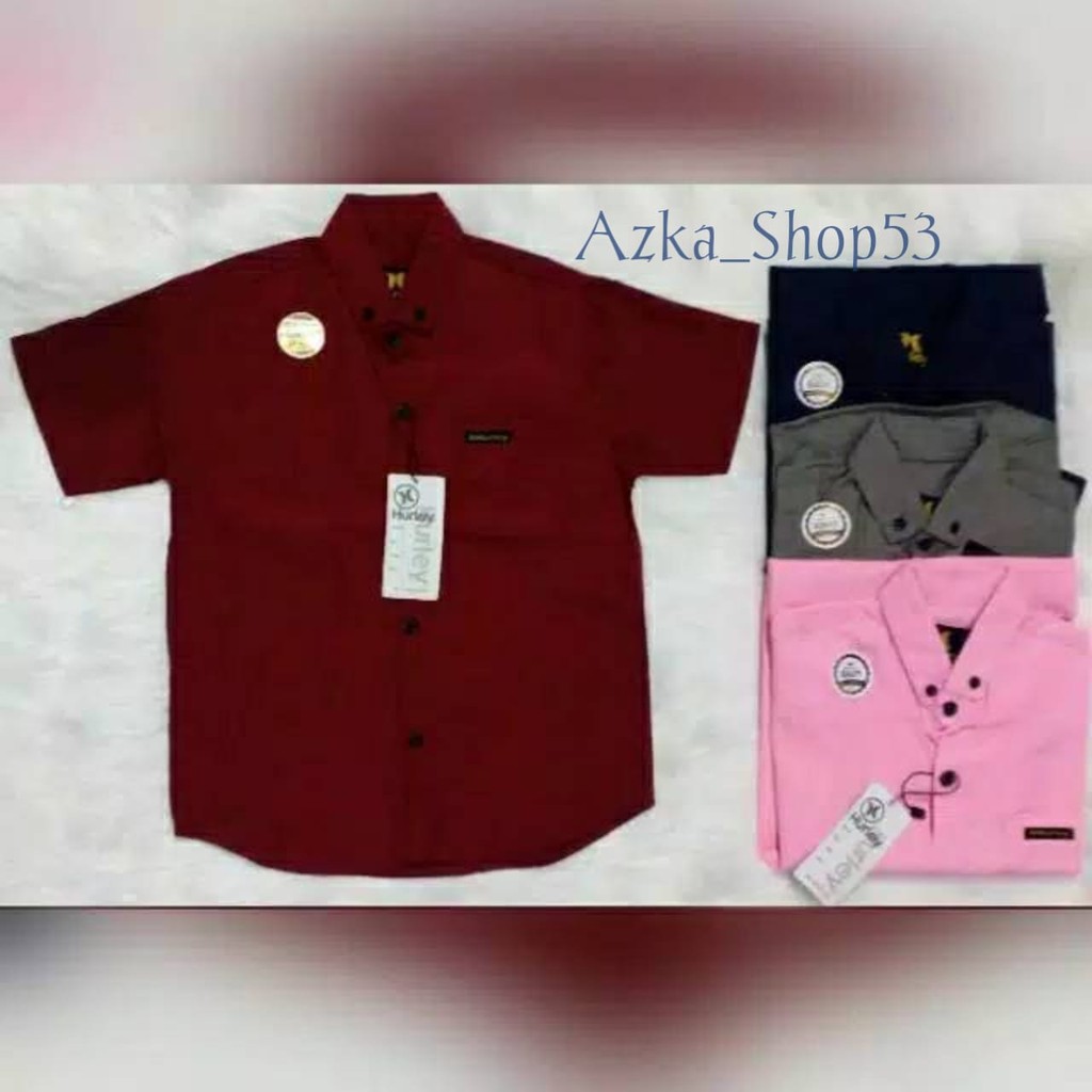 Baju kemeja anak laki laki umur 1-6 tahun tahun kemeja anak cowok lengan pendek baju anak Baju kemej