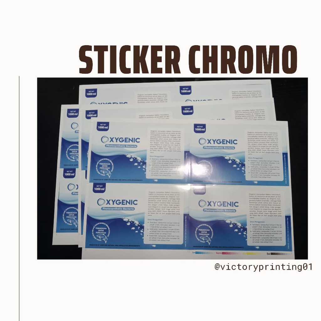 

Stiker Kromo No Cutting