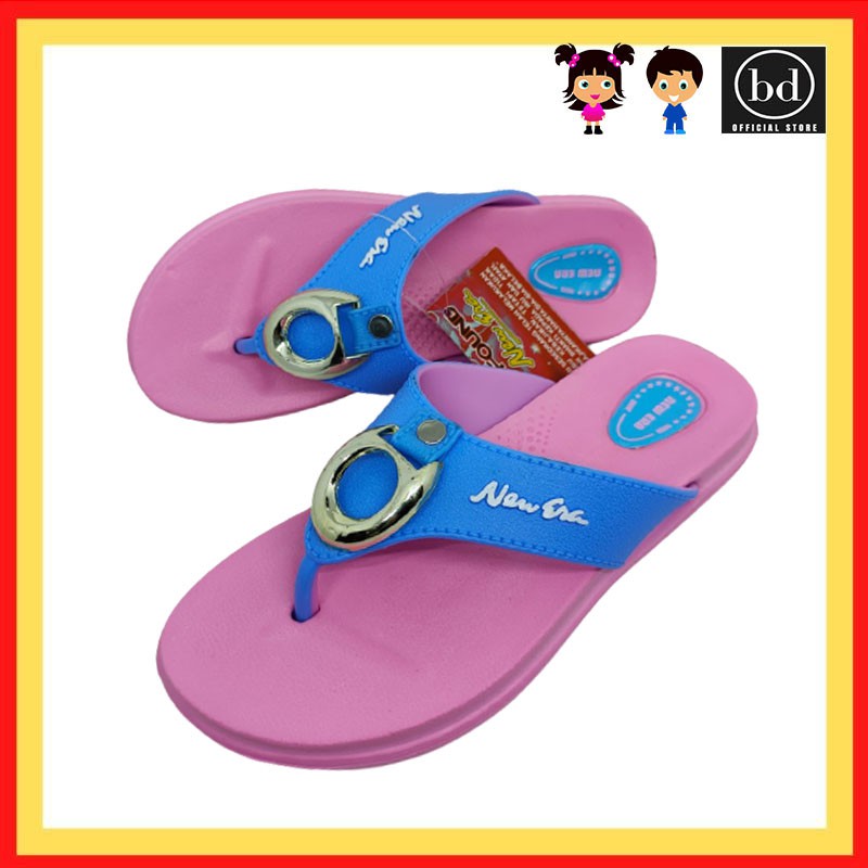 Sandal Jepit / Sendal flip flop karet Anak Perempuan / Cewek New Era Cantik Murah Import Quality 192