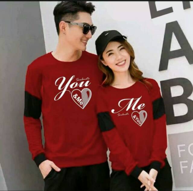 Sweater Couple / Sweater Pasangan / Baju Couple / Baju Pasangan You Love Me