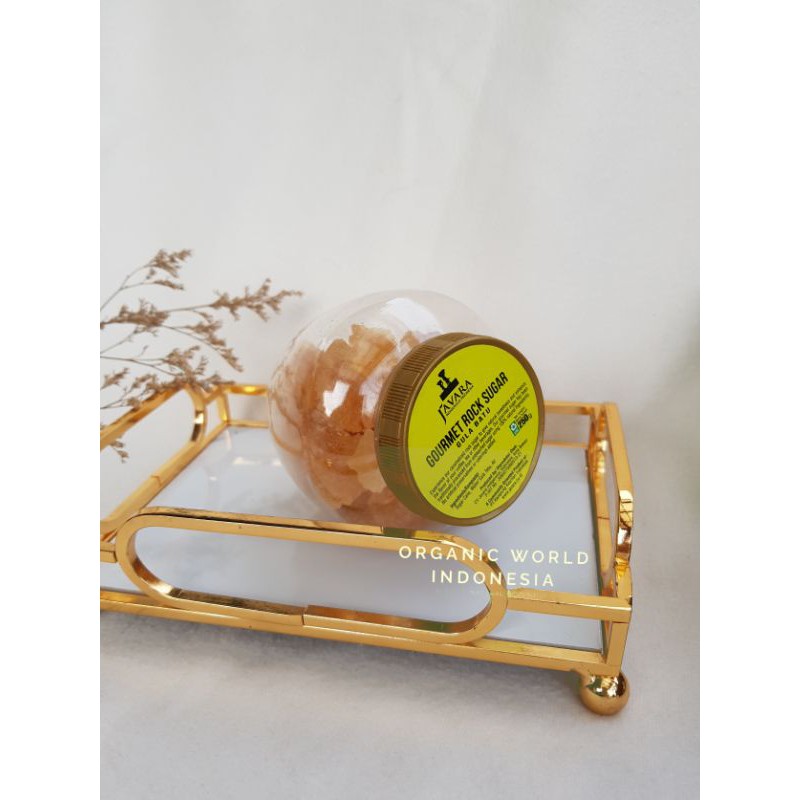 JAVARA Gourmet Rock Sugar/ Cane Sugar tanpa Pemutih 250g