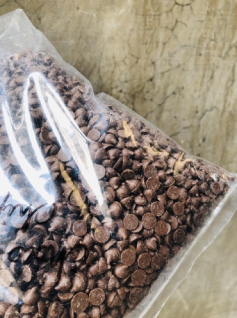 Dark CHIP Chocolate Tulip 200 gram / Chocolate Chip / Choco chip