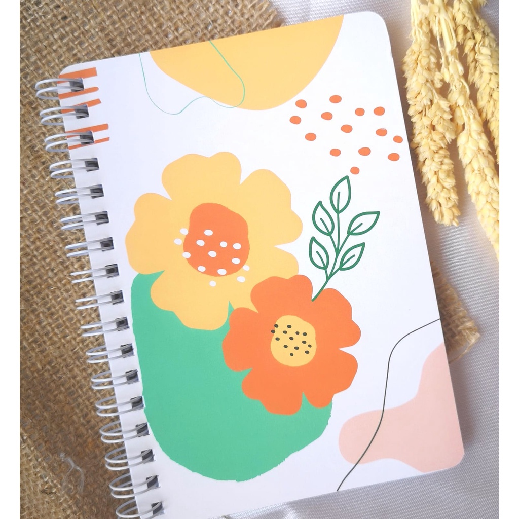 Buku mini notes spiral (ukuran A6)/notebook mini spiral / buku tulis spiral