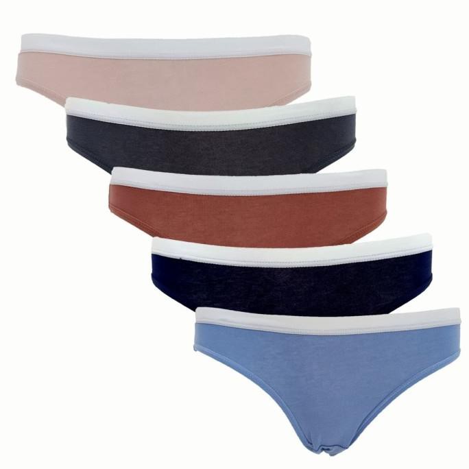 Panty Pack (Celana Dalam) Sorella Cotton Plain Midi S25-73097Mix