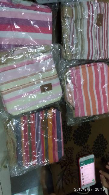 Iconic Insulated Lunch Bag Tas Bekal Makanan Motif Salur / Garis