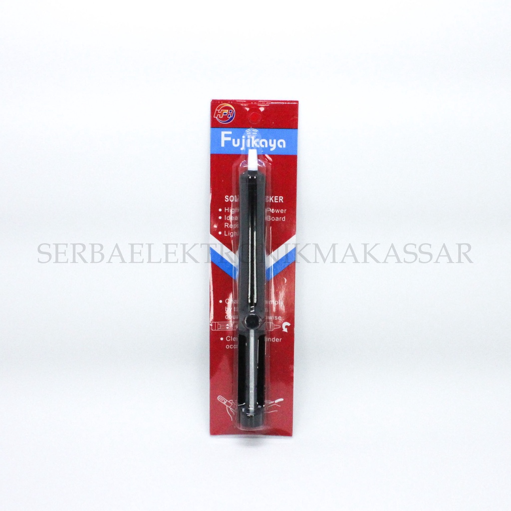 Sedotan Timah Desoldering Pump Suction Attractor Solder Kecil Hitam