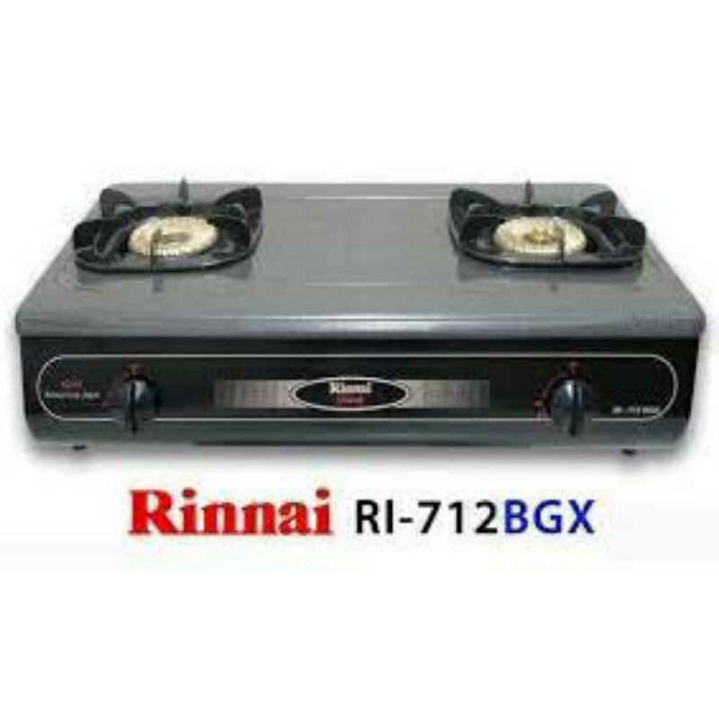 Rinnai Kompor Gas 2 Tungku RI 712 BGX 712BGX Grande Series