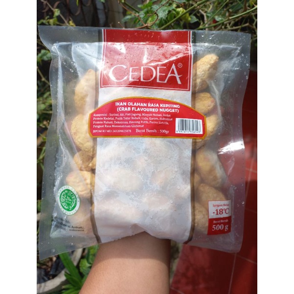

Cedea Crab Nugget (Naget Kepiting) Kemasan 500gram