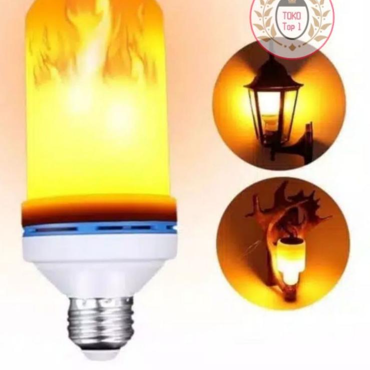 lampu api led e27 besar/bohlam obor led e27-autolux-Flame effect 3in1 ▫ TAY.26Au22q