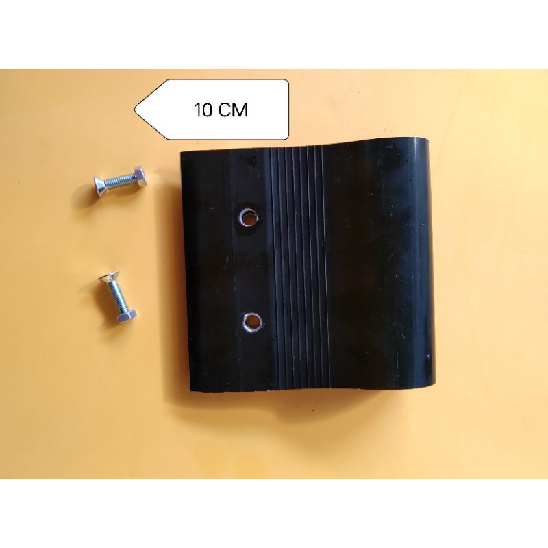 Gagang rakel 10 cm alumunium almunium 10cm 10 cm argonomis cocok utk karet rakel aluminium hitam ala