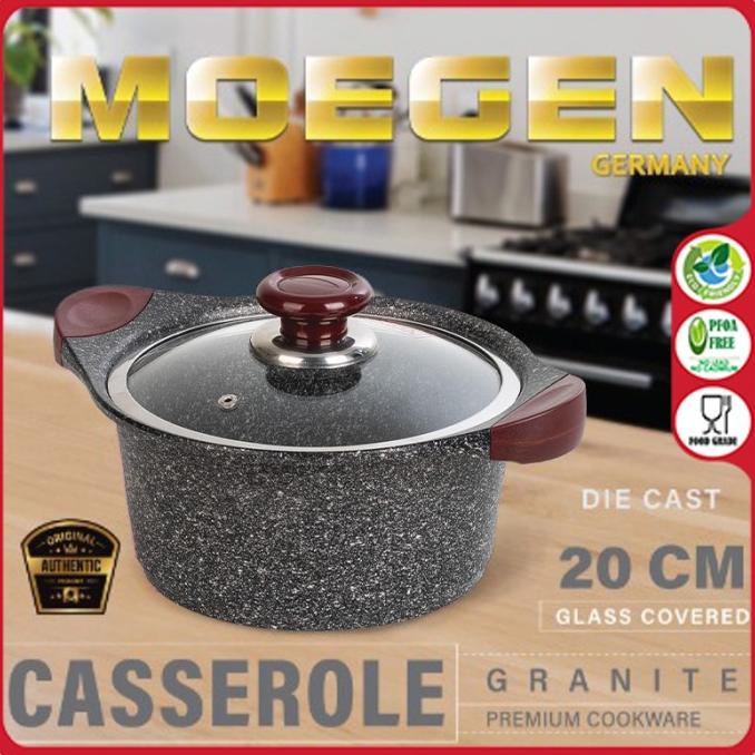 Moegen Germany Casserole / Stock Pot 20cm Granite Series