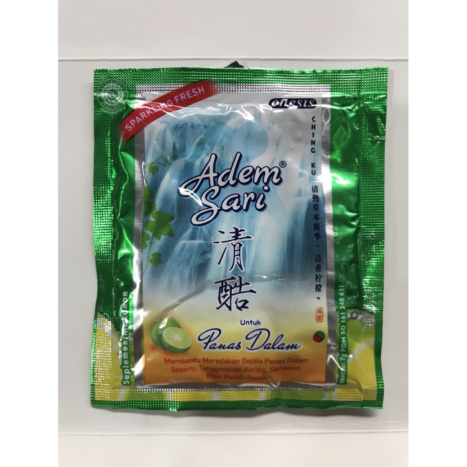 ADEM SARI PER SACHET MENGATASI PANAS DALAM SARIAWAN