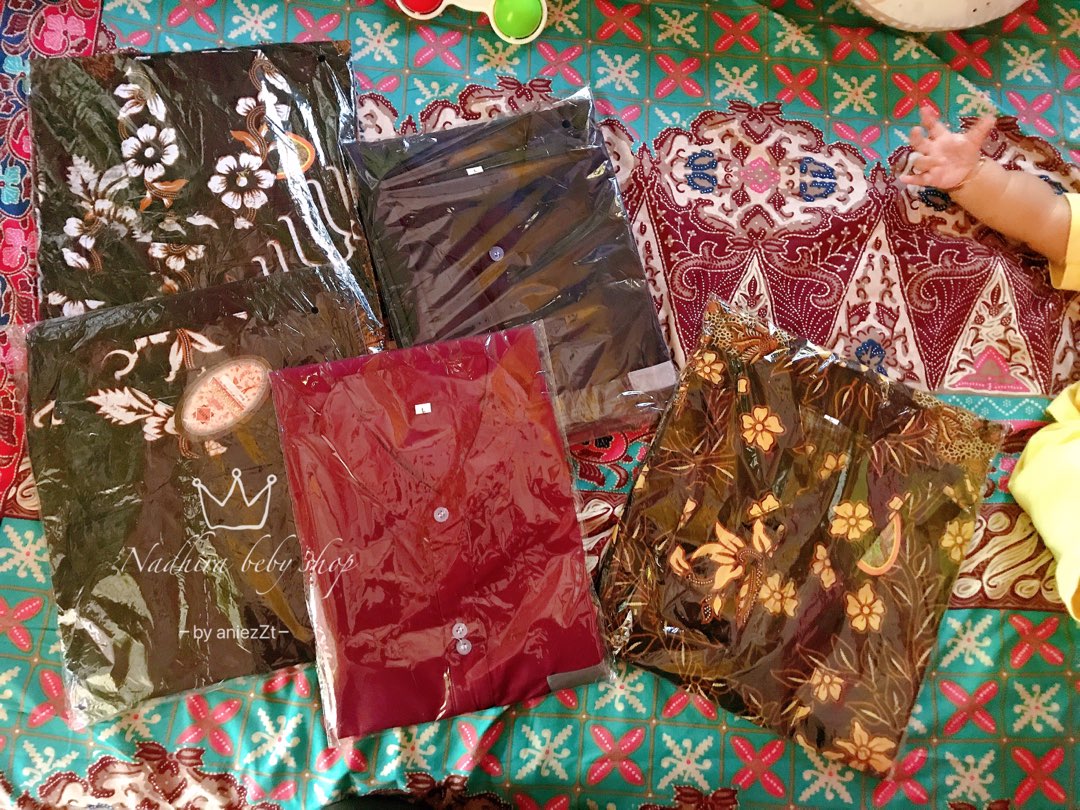 Batik Couple Gamis / Couple Batik Gamis Maura Couple - Sania Ruffle Batik Couple Ori Ndoro Jowi Dnt