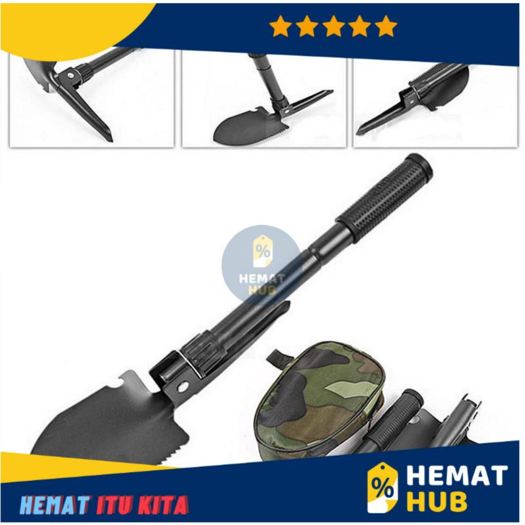 Pacul Sekop Lipat Militer Portablel Survival Tools Serbaguna Multifungsi Kebun Berkebun Mendaki