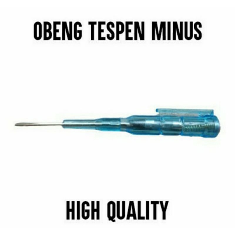 obeng tespen test pen tes pen minus