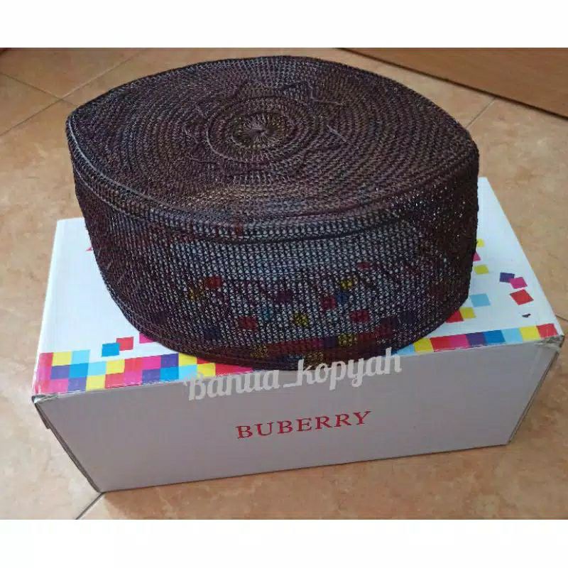 Peci/songkok/Kopiah Akar Jangang lonjong Tipe 25 deco sisik peci habib bahar