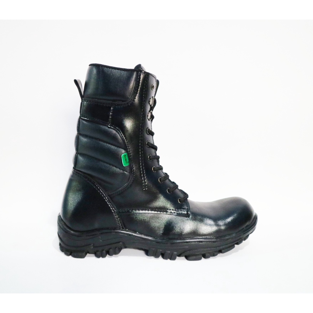 SEPATU Boots PDL TNI AD Tali Resleting Ujung Besi Termurah